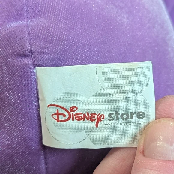 DISNEY Sweet Lilac Winnie The Pooh Purple Plush Stuffed Animal Bear Velvety - Picture 8 of 10